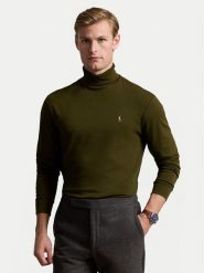 Polo Ralph Lauren Golf 710760126025 Zielony Regular Fit. Zielone golfy Polo Ralph Lauren, m, bez wzorów, z bawełny, bez kołnierzyka, bez ramiączek. Za 619.99 zł.