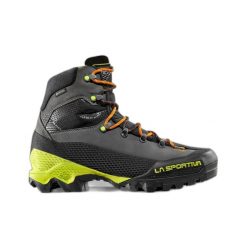 Buty trekkingowe La Sportiva Aequilibrium LT GTX. Szare buty turystyczne La Sportiva, na zimę, bez wzorów, z nubiku, bez zapięcia, trekkingowe. Za 1,513.59 zł.