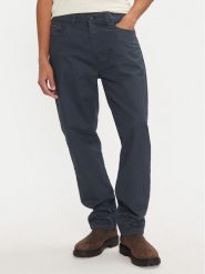 Calvin Klein Jeans Spodnie materiałowe J30J326263 Niebieski Straight Fit. Niebieskie spodnie materiałowe Calvin Klein Jeans, m, bez wzorów, z bawełny. Za 309.99 zł.