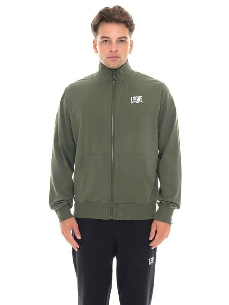 Męska bluza HJ z zamkiem błyskawicznym. Czarne bluzy z kapturem LEONE 1947 APPAREL, l, bez wzorów, z kapturem. Za 294.70 zł.