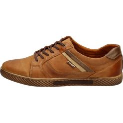 Brązowe POLSKIE półbuty męskie POLBUT J47 1227. Eleganckie półbuty Polbut. W wyprzedaży za 159.00 zł.