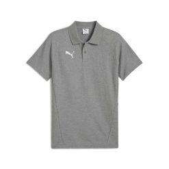 Polo Puma Evostripe. Szare koszulki polo Puma, bez wzorów, bez kołnierzyka, bez ramiączek. Za 254.50 zł.