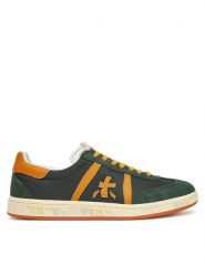Premiata Sneakersy Bonnie Var 7340 Zielony. Zielone buty sportowe casual Premiata, bez wzorów, z materiału, bez zapięcia. Za 899.99 zł.
