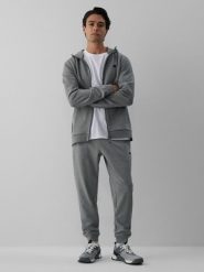 4F Spodnie dresowe joggery męskie - szare XL. Szare joggery i bojówki 4F, m, bez wzorów, z dresówki. Za 149.99 zł.