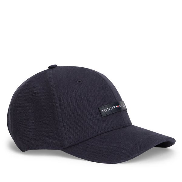 Czapka z daszkiem Tommy Hilfiger. Niebieskie czapki z daszkiem Tommy Hilfiger, bez wzorów. Za 189.99 zł.