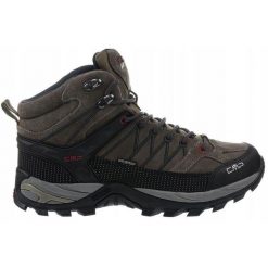 Buty trekkingowe dla mężczyzn CMP Rigel Mid. Czarne buty trekkingowe CMP, bez wzorów, z materiału, bez zapięcia. Za 314.99 zł.