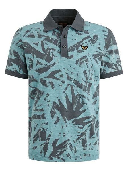 PME Legend Koszulka polo w kolorze antracytowo-turkusowym rozmiar: XL. Czarne koszulki polo PME Legend, xl, bez wzorów, z bawełny, bez kołnierzyka, bez ramiączek. Za 170.87 zł.