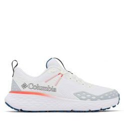 Trekkingi Columbia. Białe buty trekkingowe Columbia, bez wzorów, bez zapięcia. Za 379.99 zł.