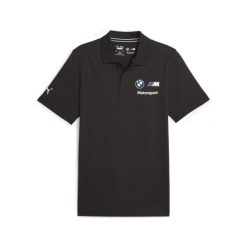 Koszulka Polo Sportowa Męska Puma Bmw Mms Ess. Czarne koszulki polo Puma, m, bez wzorów, bez kołnierzyka, bez ramiączek. Za 154.99 zł.