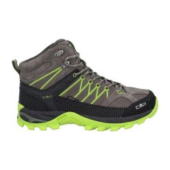Buty trekkingowe męskie CMP Rigel Mid WP. Zielone buty turystyczne CMP, bez wzorów, z materiału, bez zapięcia, outdoorowe. Za 395.00 zł.
