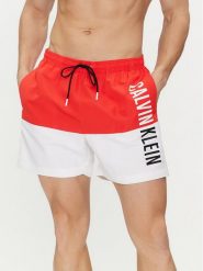 Calvin Klein Swimwear Szorty kąpielowe KM0KM00994 Czerwony Regular Fit. Czerwone kąpielówki Calvin Klein Swimwear, m, bez wzorów, z syntetyku. Za 329.99 zł.