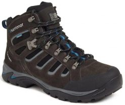Buty trekkingowe męskie Karrimor Bodmin Winter Weathertite. Czarne buty turystyczne Karrimor, bez wzorów, z materiału, bez zapięcia, trekkingowe. Za 287.99 zł.