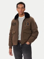 Aeronautica Militare Kurtka zimowa 262AB3108UCT03151 Brązowy Regular Fit. Brązowe kurtki Aeronautica Militare, na zimę, m, bez wzorów, bez kaptura. Za 1,669.00 zł.