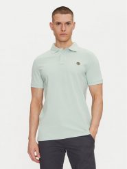 Timberland Polo TB0A6VDP Zielony Regular Fit. Zielone koszulki polo Timberland, m, bez wzorów, z bawełny, bez kołnierzyka, bez ramiączek. Za 249.99 zł.