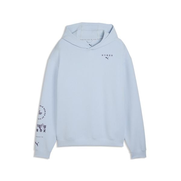Męska bluza z kapturem CLOUDSPUN PUMA × HYROX PUMA. Szare bluzy z kapturem Puma, l, bez wzorów, z materiału, z kapturem. Za 239.99 zł.