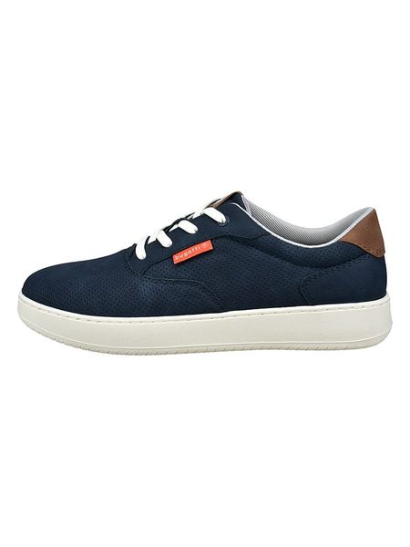 Bugatti Sneakersy "Alaric" w kolorze granatowym rozmiar: 42. Niebieskie buty sportowe casual Bugatti, bez wzorów, bez zapięcia. Za 186.19 zł.