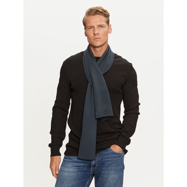 Szalik Tommy Hilfiger. Niebieskie szaliki Tommy Hilfiger, bez wzorów. Za 189.99 zł.