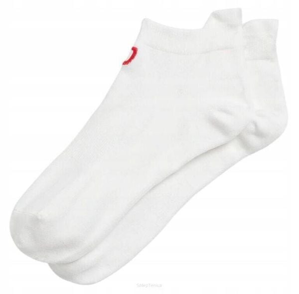 Skarpety tenisowe Wilson Ankle Tab Sock 1P. Białe skarpety Wilson, bez wzorów, z bawełny. Za 35.00 zł.
