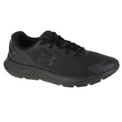 Buty do biegania męskie Under Armour Charged Rogue 3. Czarne buty do biegania Under Armour, bez wzorów, z materiału, bez zapięcia, do biegania. Za 330.55 zł.