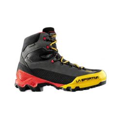 Buty trekkingowe La Sportiva Aequilibrium LT GTX. Czarne buty turystyczne La Sportiva, na zimę, bez wzorów, z nubiku, bez zapięcia, trekkingowe. Za 1,573.50 zł.
