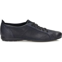 Granatowe półbuty męskie. Eleganckie półbuty marki Kazar. Za 429.00 zł.