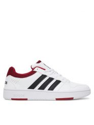 Adidas Sneakersy Hoops Classic KI1061 Biały. Białe buty sportowe casual Adidas, bez wzorów, ze skóry, bez zapięcia. Za 279.99 zł.