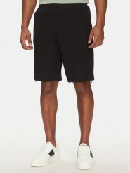 EA7 Emporio Armani Szorty materiałowe 7M000143 AF13538 UC001 Czarny Regular Fit. Czarne szorty EA7 Emporio Armani, m, bez wzorów, z materiału. Za 459.99 zł.