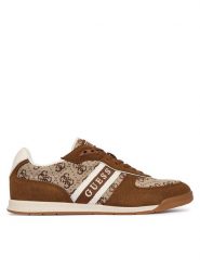 Guess Sneakersy FMTDIV SUE12 Brązowy. Brązowe buty sportowe casual Guess, z aplikacjami, z materiału, bez zapięcia. Za 494.99 zł.