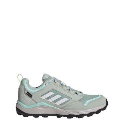 Buty do biegania męskie adidas Tracerocker 2.0 GORE-TEX. Białe buty do biegania Adidas, bez wzorów, z gore-texu, bez zapięcia, do biegania, gore-tex. Za 496.60 zł.