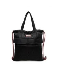 Hunter Torba weekendowa HTR-B-005-07 Czarny. Czarne torby na ramię Hunter, bez wzorów, z materiału, na ramię, bez dodatków. Za 149.99 zł.