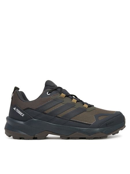 Adidas Trekkingi Terrex Skychaser AX5 GORE-TEX JQ2213 Khaki. Brązowe buty trekkingowe Adidas, bez wzorów, z gore-texu, bez zapięcia. Za 429.99 zł.