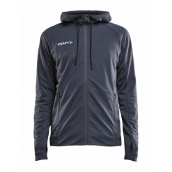 Bluza sportowa męska Craft Evolve. Szare bluzy z kapturem Craft, m, bez wzorów, z materiału, z kapturem. Za 285.00 zł.