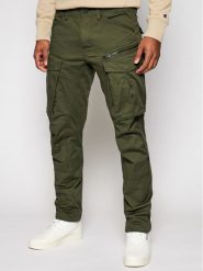 G-Star Raw Spodnie materiałowe Rovic D02190-5126-6059 Zielony Tapered Fit. Zielone spodnie materiałowe G-Star Raw, m, bez wzorów, z bawełny, retro. Za 359.99 zł.