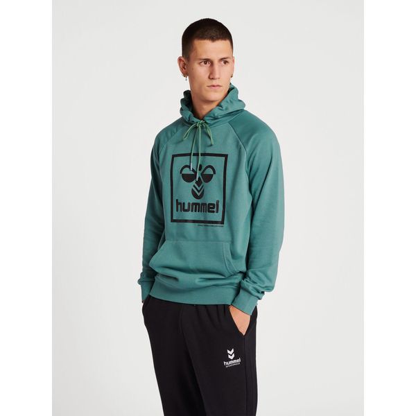 Bluza z kapturem Hummel Isam 2.0. Zielone bluzy z kapturem Hummel, s, bez wzorów, z bawełny, z kapturem. Za 190.55 zł.