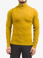 Bluza merino Sensor Merino EX Tee L/S Zip. Żółte bielizna termoaktywna Sensor, l, bez wzorów, z dzianiny, bez ramiączek, narciarskie. Za 488.39 zł.