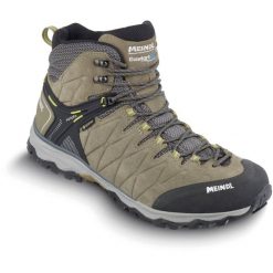 Buty trekkingowe męskie MEINDL Mondello Mid GTX. Zielone buty trekkingowe MEINDL, bez wzorów, bez zapięcia. Za 779.99 zł.