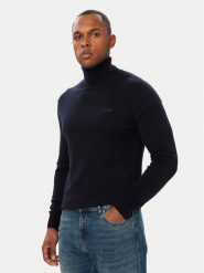 Guess Golf M6BR14 Z1362 Granatowy Regular Fit. Niebieskie golfy Guess, m, z aplikacjami, z syntetyku, bez kołnierzyka, bez ramiączek. Za 394.99 zł.
