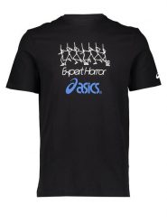 Asics Koszulka w kolorze czarnym rozmiar: XL. Czarne bezrękawniki ASICS, xl, bez wzorów, bez kołnierzyka, bez ramiączek. Za 87.81 zł.