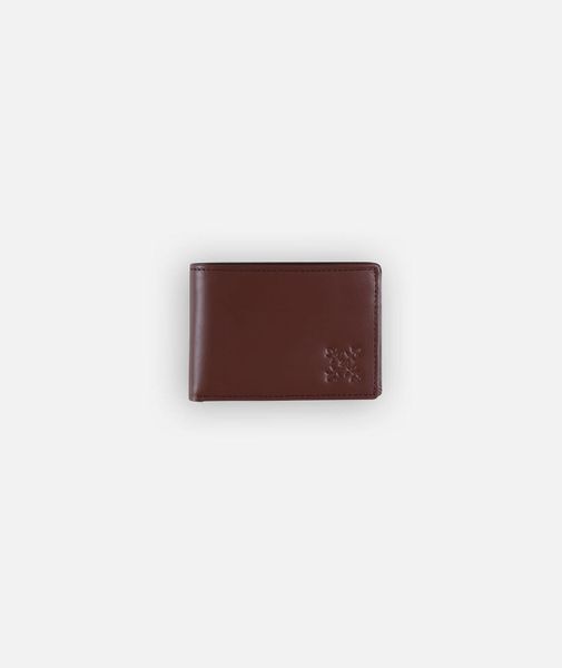 Portfel Oxbow Bilbo Brown. Brązowe portfele OXBOW, bez wzorów. Za 177.62 zł.