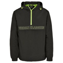 Kurtka Urban Classics contrast. Czarne kurtki Urban Classics, m, bez wzorów, bez kaptura. Za 244.50 zł.