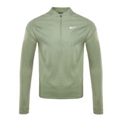 Bluza do biegania męska Nike Sphere Element Therma-FIT 1/2 Zip. Zielone bluzy Nike, m, bez wzorów, bez kaptura. Za 409.99 zł.