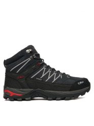 CMP Trekkingi Rigel Mid Wp Waterproof 3Q12947 Czarny. Czarne trekkingi CMP, bez wzorów, ze skóry, bez zapięcia. Za 407.99 zł.