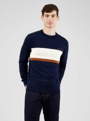Ben Sherman Bluza w kolorze granatowym rozmiar: XL. Niebieskie bluzy Ben Sherman, xl, bez wzorów, z bawełny, bez kaptura. Za 199.03 zł.