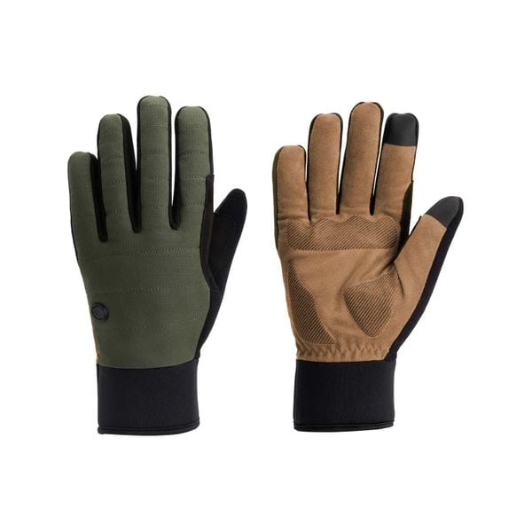 Zimowe rękawiczki rowerowe unisex Rogelli Element ocieplane. Czarne rękawiczki Rogelli, na jesień, bez wzorów, z elastanu. Za 188.00 zł.