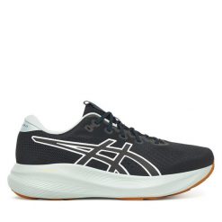Buty do biegania Asics. Czarne buty do biegania ASICS, bez wzorów, bez zapięcia, do biegania. Za 279.99 zł.