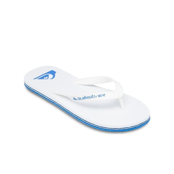 Klapki dla Mężczyzn MOLOKAI CORE. Białe klapki Quiksilver, z gumy. Za 89.99 zł.