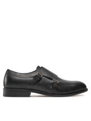 Boss Półbuty Limber 50536161 Czarny. Czarne eleganckie półbuty Boss, bez wzorów, ze skóry, bez obcasa, bez zapięcia. Za 739.99 zł.