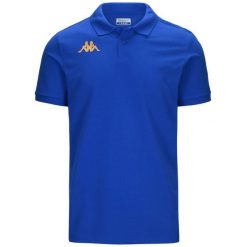 Polo Kappa Gastio. Niebieskie koszulki polo Kappa, bez wzorów, bez kołnierzyka, bez ramiączek. Za 207.50 zł.
