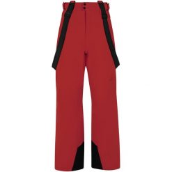 Spodnie narciarskie/snowboardowe z szelkami męskie PROTEST Prtrowens. Czerwone spodnie materiałowe Protest, m, bez wzorów, narciarskie. Za 509.50 zł.