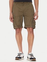 Aeronautica Militare Szorty materiałowe 251BE250CT3501 Khaki Regular Fit. Brązowe szorty Aeronautica Militare, m, bez wzorów, z bawełny. Za 709.99 zł.